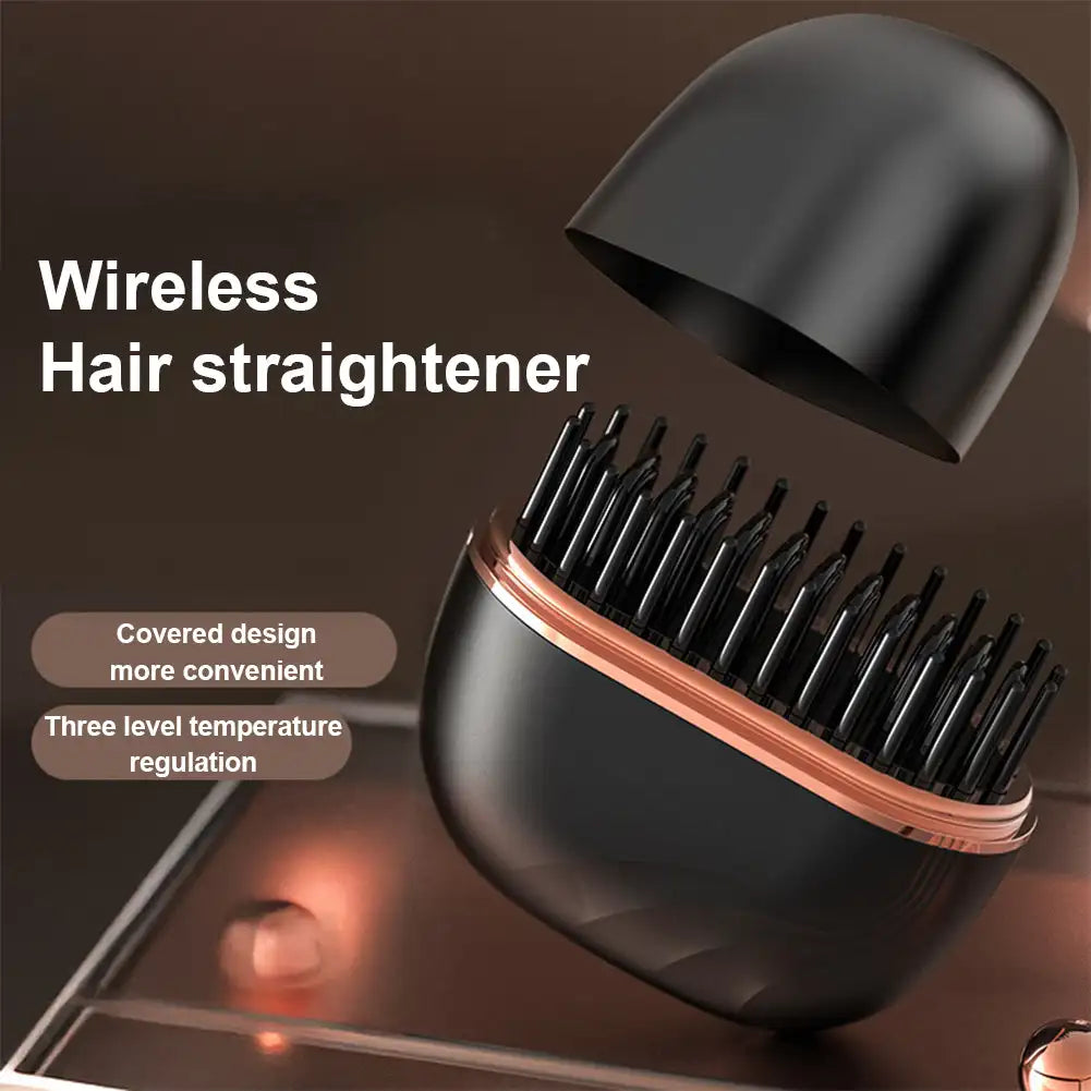 Wireless Charging Portable Multifunctional Mini Hair Straightener